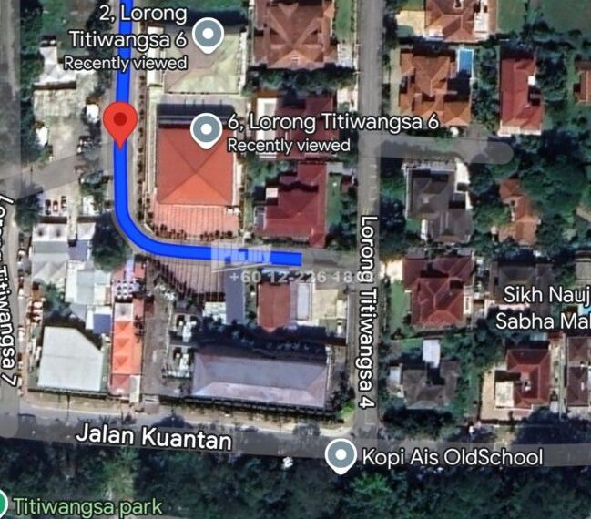 Titiwangsa Freehold Land (8,875.059 sq ft)